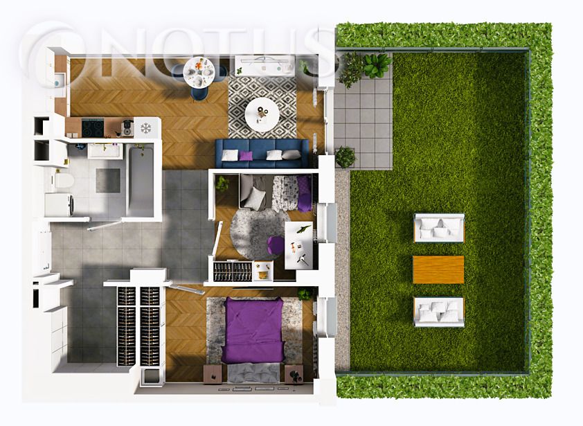 Mieszkanie 3-pokojowe Bielsko-Biała, ul. Mostowa. Zdjęcie 4