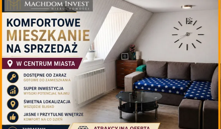 Mieszkanie 2-pokojowe Grudziądz