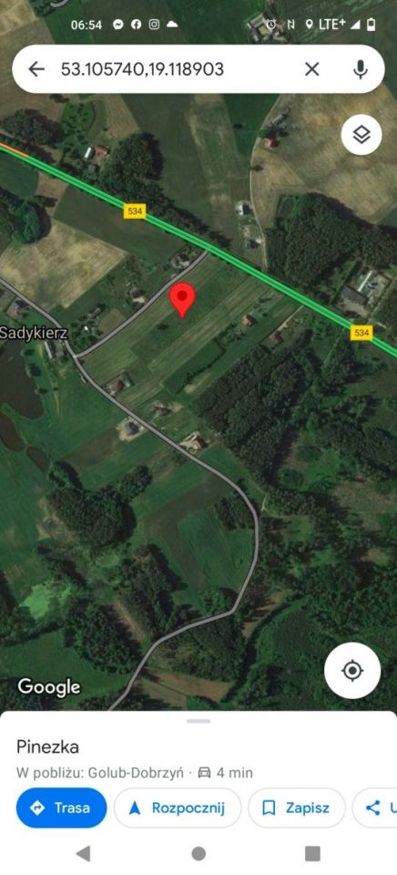 Działka budowlana Białkowo. Zdjęcie 2