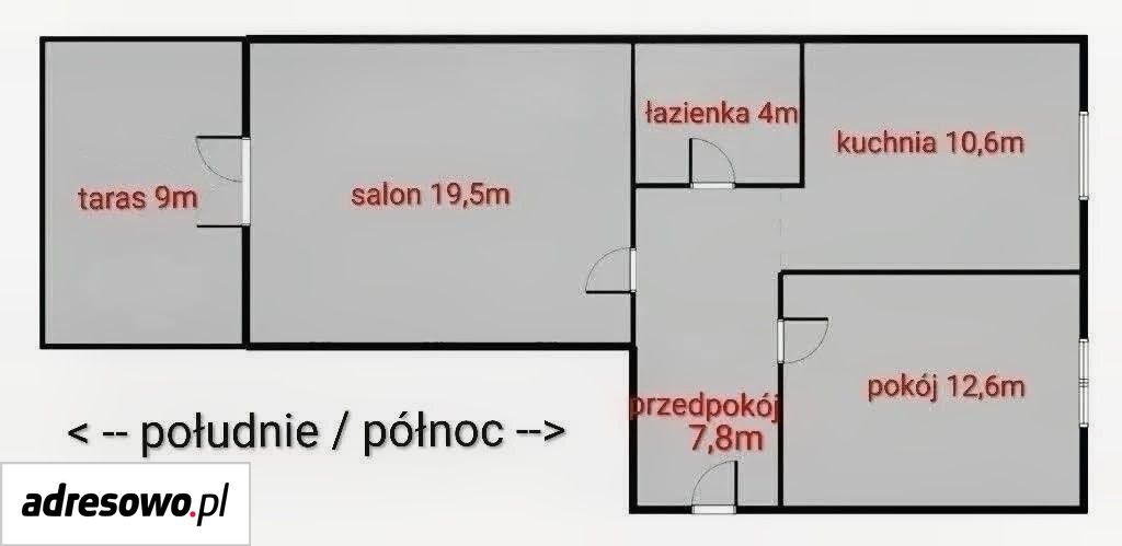 Mieszkanie 2-pokojowe Ustka Centrum, ul. Walerego Wróblewskiego. Zdjęcie 13