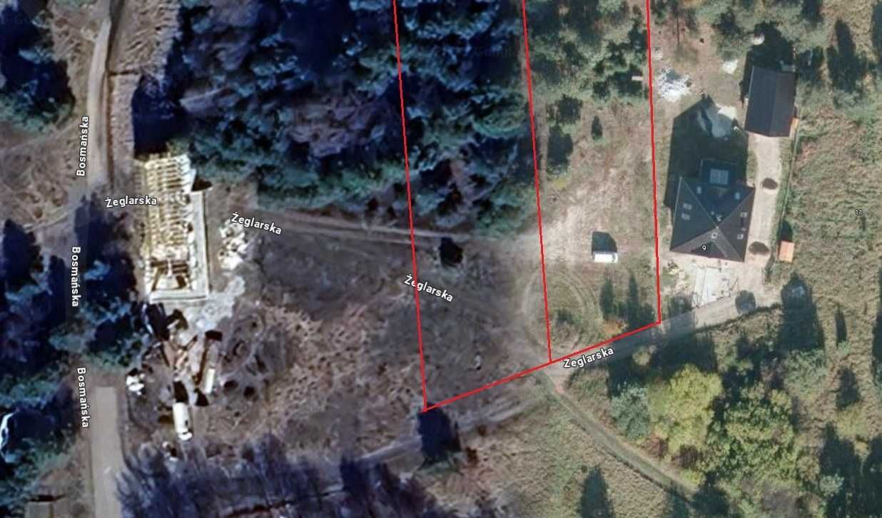 Działka budowlana Zielona Góra Stary Kisielin, ul. Żeglarska. Zdjęcie 2