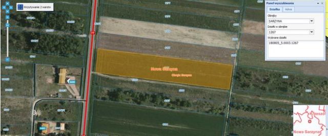 Działka budowlana Sarzyna. Zdjęcie 1