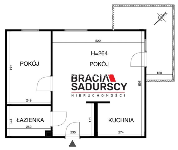 Mieszkanie 2-pokojowe Kraków Prądnik Czerwony, ul. Śliczna. Zdjęcie 30