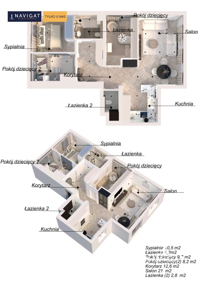 Mieszkanie 3-pokojowe Gdynia Mały Kack, ul. Leśna. Zdjęcie 20