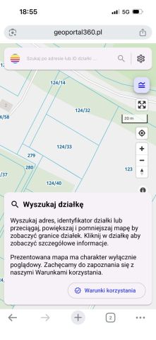 Działka budowlana Parski. Zdjęcie 1