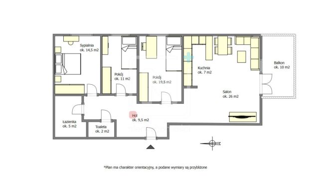 Mieszkanie 4-pokojowe Warszawa Bemowo, ul. Batalionów Chłopskich. Zdjęcie 13