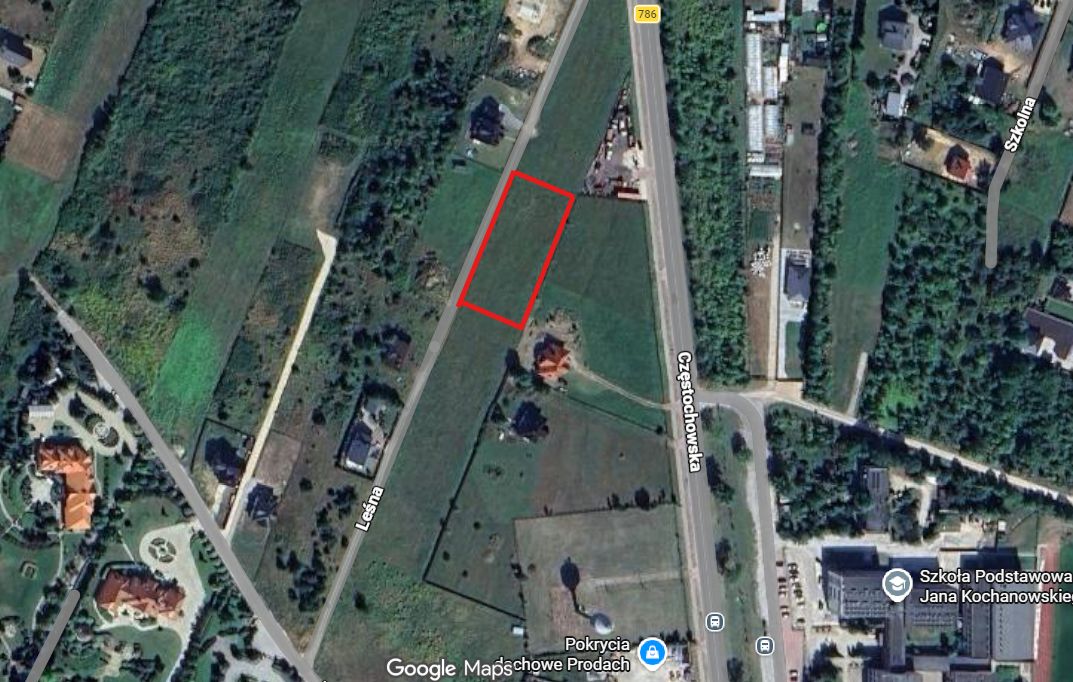 Działka budowlana Piekoszów, ul. Leśna. Zdjęcie 3