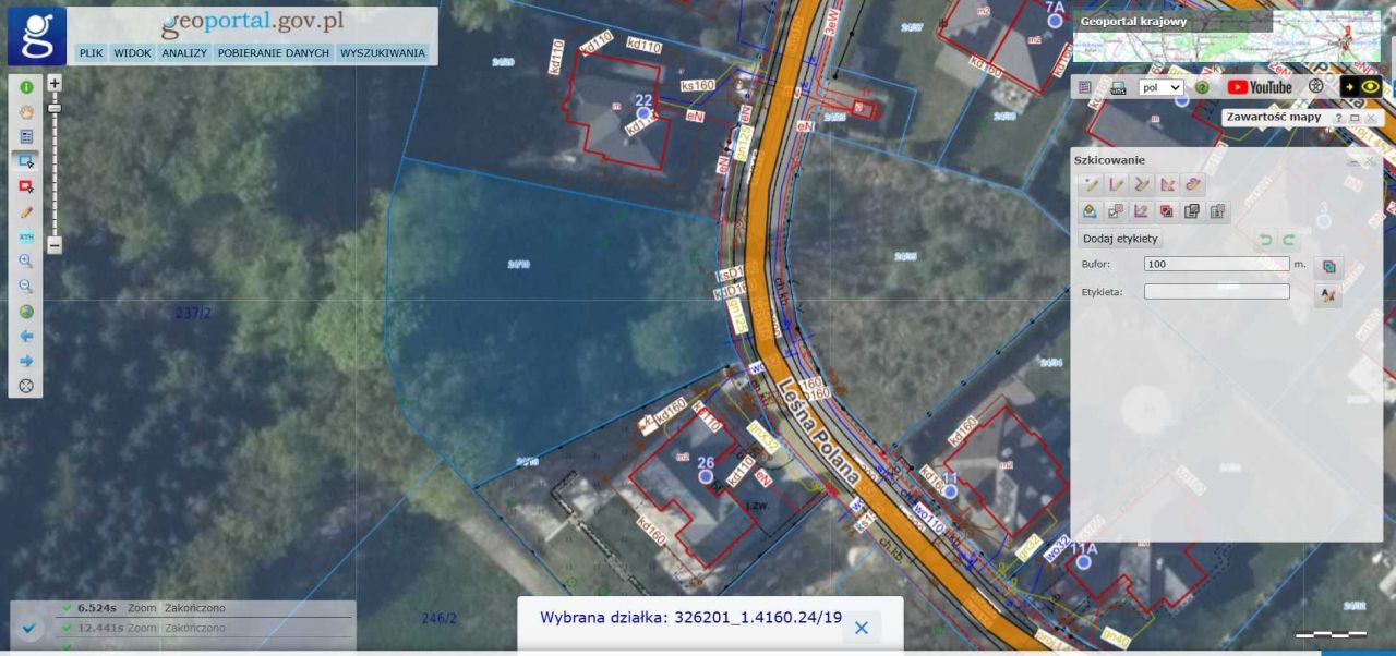 Działka budowlana Szczecin Bukowe. Zdjęcie 5