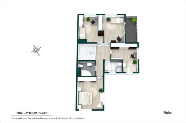 bliźniak, 5 pokoi Sękocin Stary, ul. Olchowa. Zdjęcie 50