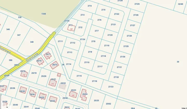 Działka budowlana Betkowo, ul. Graniczna