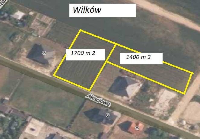 Działka budowlana Wilków, ul. Akacjowa. Zdjęcie 2