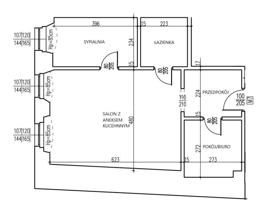 Mieszkanie 3-pokojowe Grodków, rynek Rynek. Zdjęcie 6