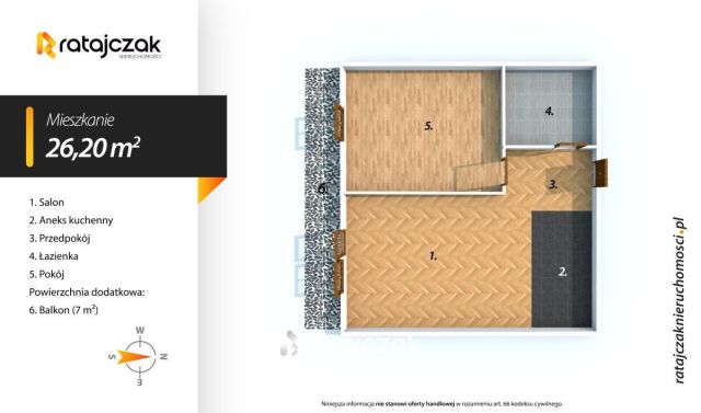 Mieszkanie 2-pokojowe Wejherowo, ul. Kazimierza Dzięcielskiego. Zdjęcie 24