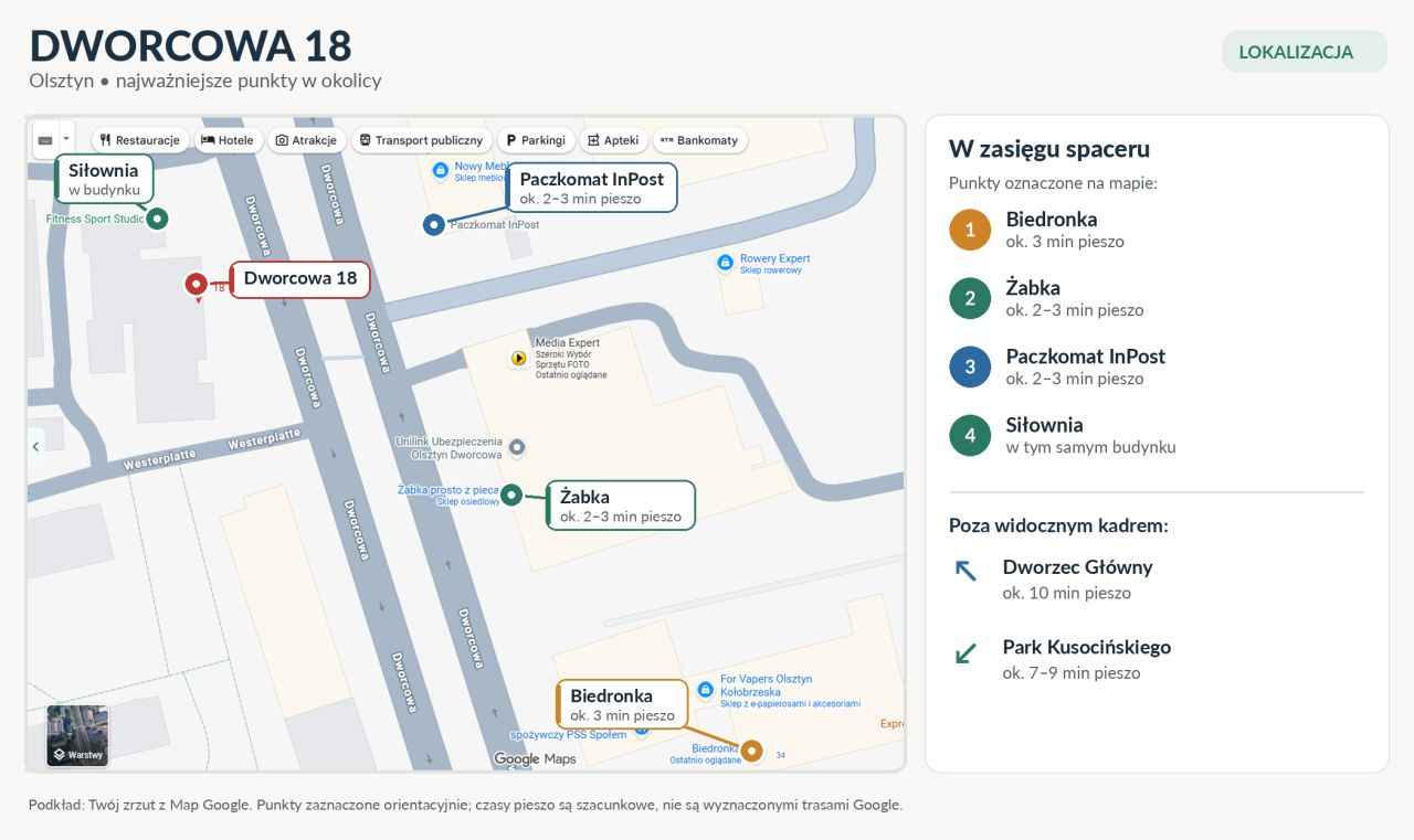 Mieszkanie 2-pokojowe Olsztyn Pojezierze, ul. Dworcowa. Zdjęcie 16