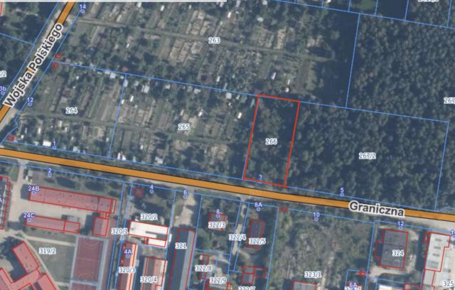 Działka inwestycyjna Włodawa, ul. Graniczna. Zdjęcie 1