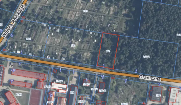 Działka inwestycyjna Włodawa, ul. Graniczna