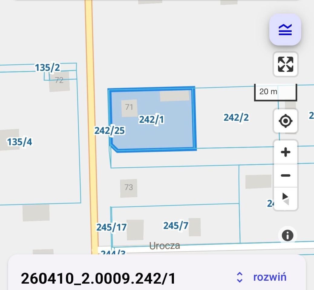 Działka budowlana Tumlin-Wykień, ul. Urocza. Zdjęcie 1