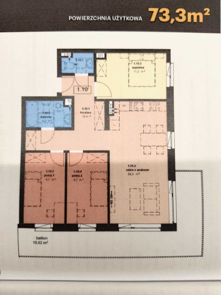 Mieszkanie 4-pokojowe Pabianice, ul. 20 Stycznia. Zdjęcie 8