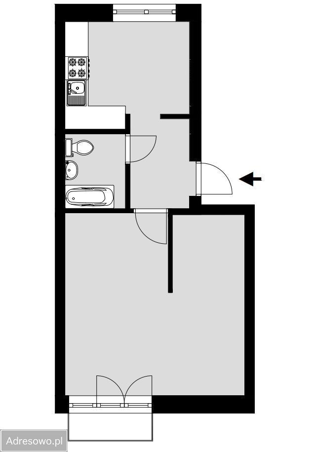 Mieszkanie 1-pokojowe Łódź Polesie, ul. Wapienna. Zdjęcie 7