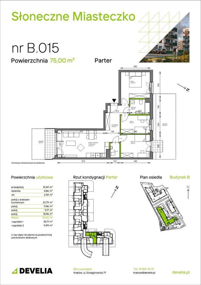 Mieszkanie 4-pokojowe Kraków Bieżanów, ul. Henryka i Karola Czeczów. Zdjęcie 7