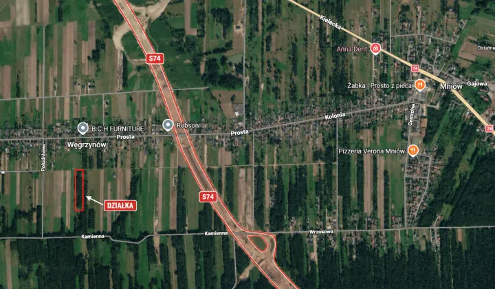 Działka budowlana Węgrzynów, pogodna