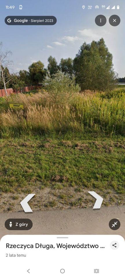 Działka rolno-budowlana Rzeczyca Długa. Zdjęcie 2