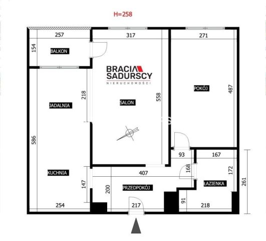 Mieszkanie 2-pokojowe Kraków Dębniki, ul. Kobierzyńska. Zdjęcie 3