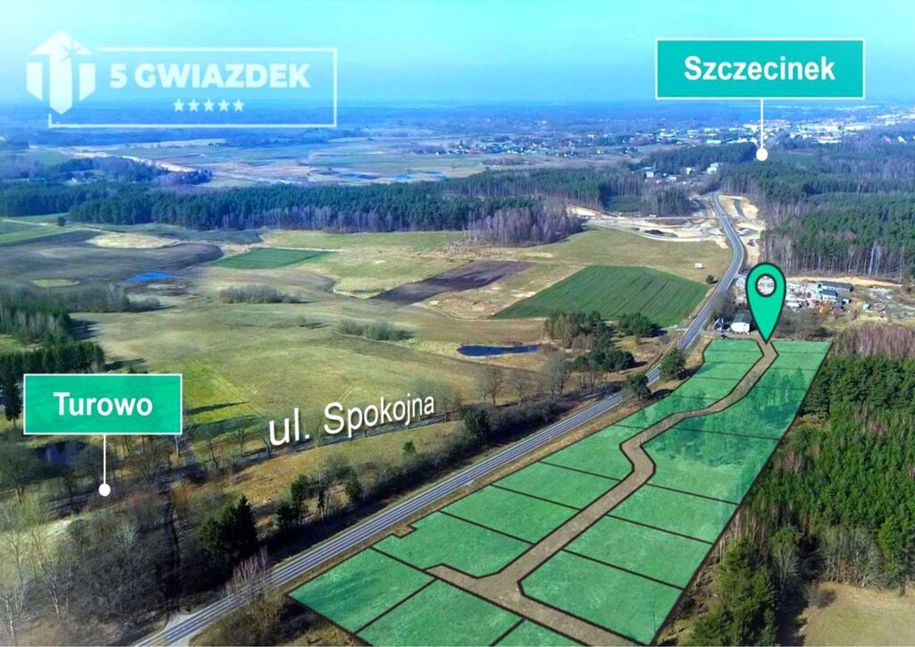 Działka budowlana Turowo. Zdjęcie 15