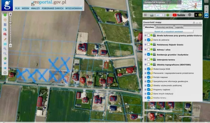 Działka budowlana Bielawki