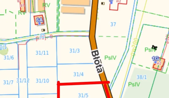 Działka budowlana Solec Kujawski, ul. Błota