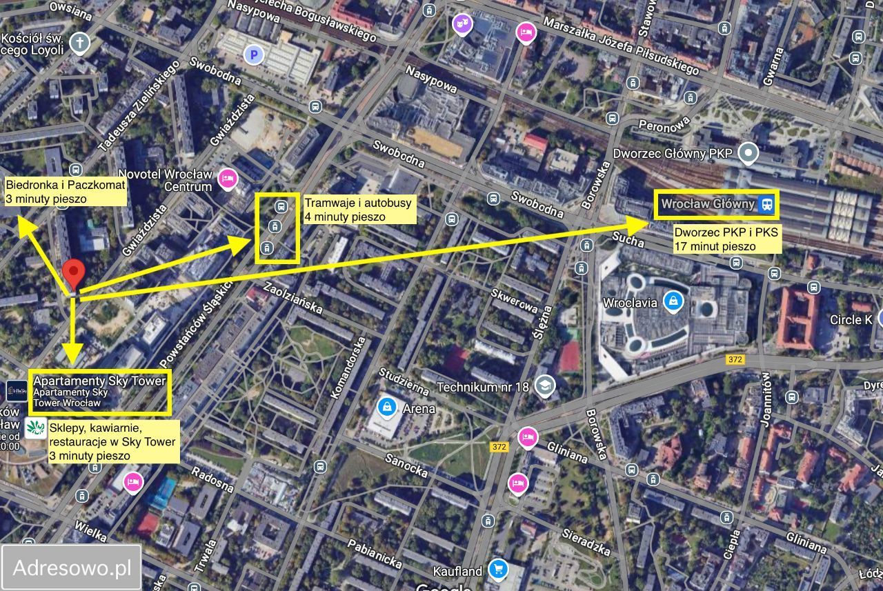 Mieszkanie 3-pokojowe Wrocław Krzyki, ul. Tadeusza Zielińskiego. Zdjęcie 16