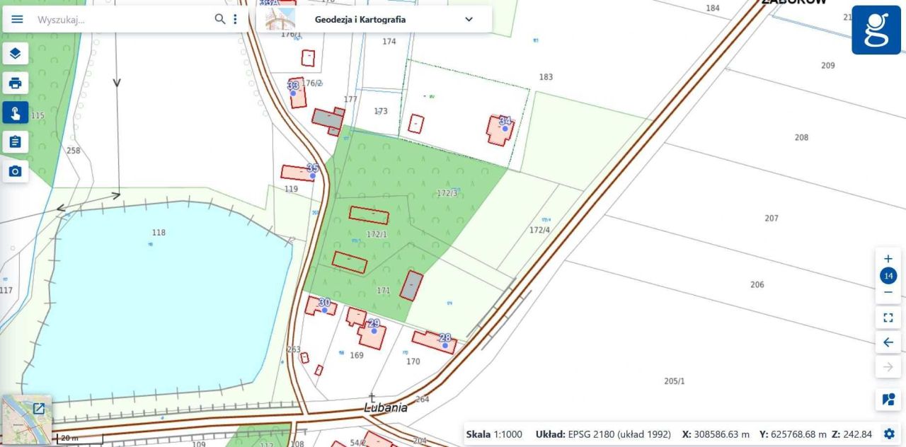 Działka budowlana Lubania. Zdjęcie 2