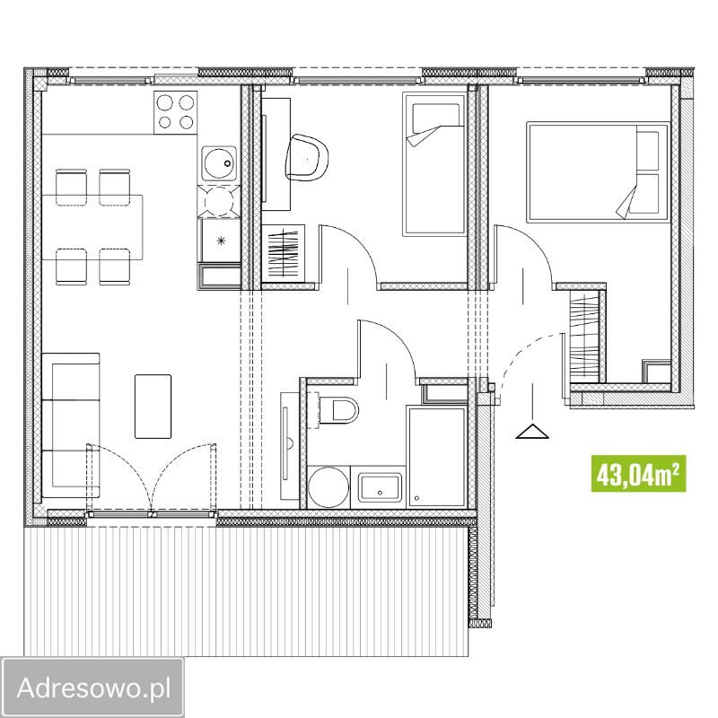 Mieszkanie 3-pokojowe Warszawa Białołęka, ul. Kartograficzna. Zdjęcie 2