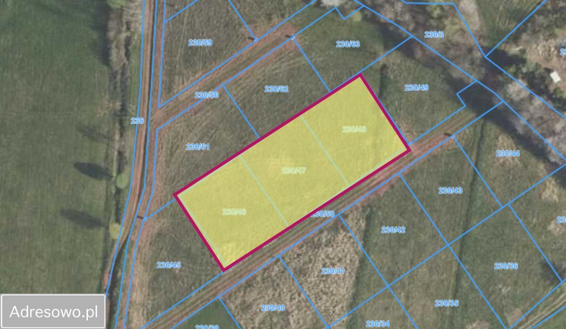 Działka budowlana Bieganów. Zdjęcie 3