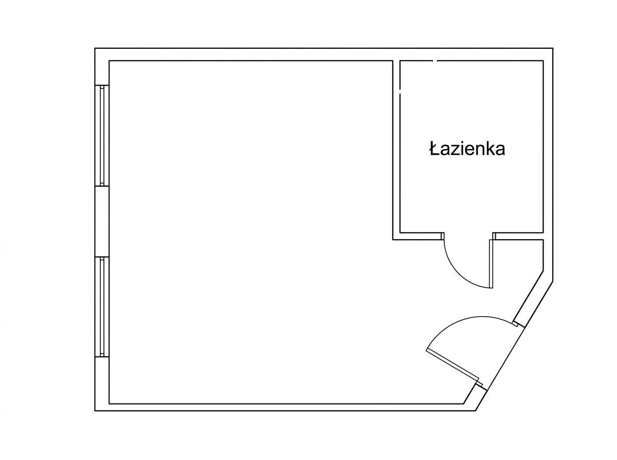 Mieszkanie 1-pokojowe Poznań Łazarz, ul. Głogowska. Zdjęcie 8