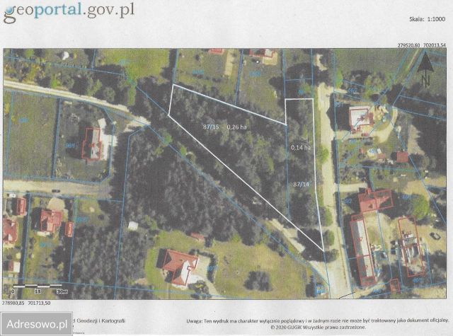 Działka leśna Obroty. Zdjęcie 1