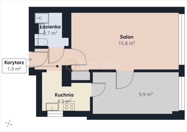 Mieszkanie 2-pokojowe Warszawa Wola, ul. Mordechaja Anielewicza. Zdjęcie 10