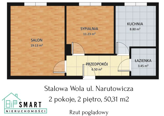Mieszkanie 2-pokojowe Stalowa Wola, ul. Gabriela Narutowicza. Zdjęcie 8