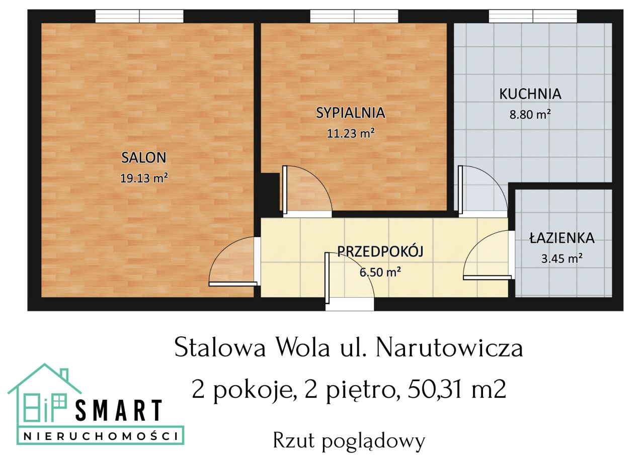 Mieszkanie 2-pokojowe Stalowa Wola, ul. Gabriela Narutowicza. Zdjęcie 8