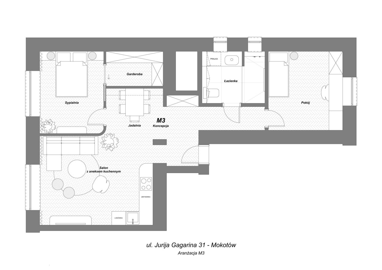 Mieszkanie 2-pokojowe Warszawa Mokotów, ul. Jurija Gagarina. Zdjęcie 12