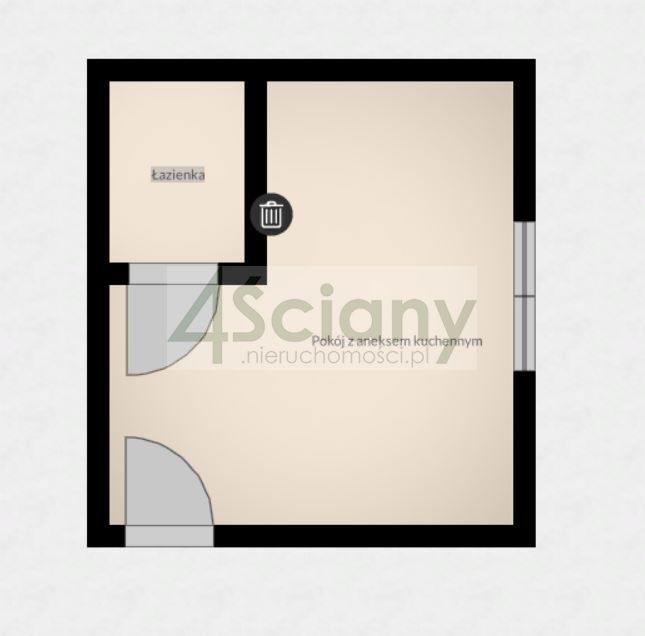 Mieszkanie 1-pokojowe Warszawa Wola, ul. Wolska. Zdjęcie 2