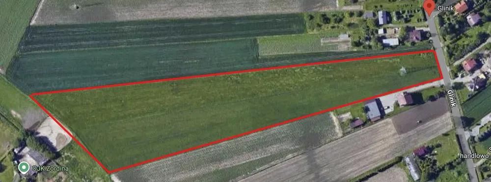 Działka rolna Kraków Nowa Huta, ul. Glinik