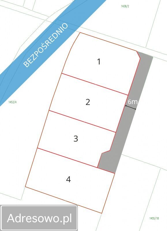 Działka budowlana Zawierzbie