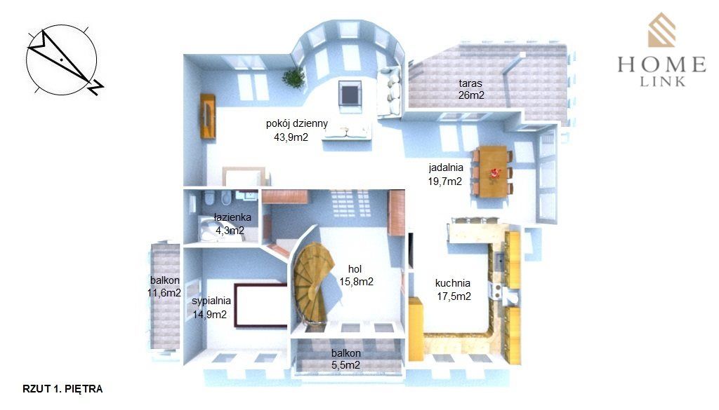 dom wolnostojący, 8 pokoi Olsztyn Likusy. Zdjęcie 28