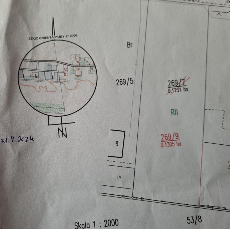 Działka rolno-budowlana Łapiguz. Zdjęcie 5