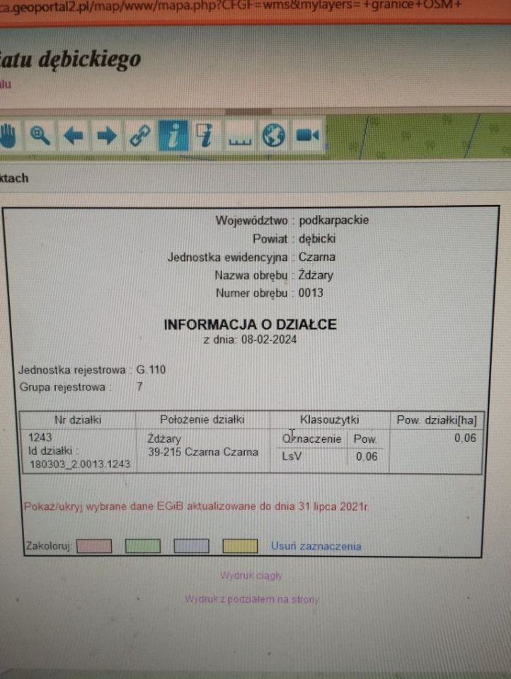 Działka leśna Żdżary. Zdjęcie 2