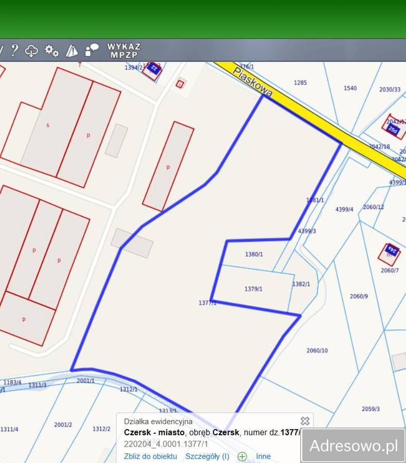 Działka inwestycyjna Czersk, ul. Piaskowa. Zdjęcie 2