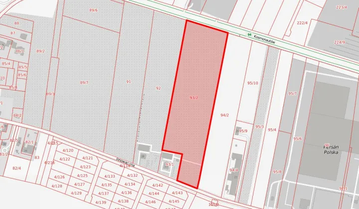 Działka inwestycyjna Wróblowice