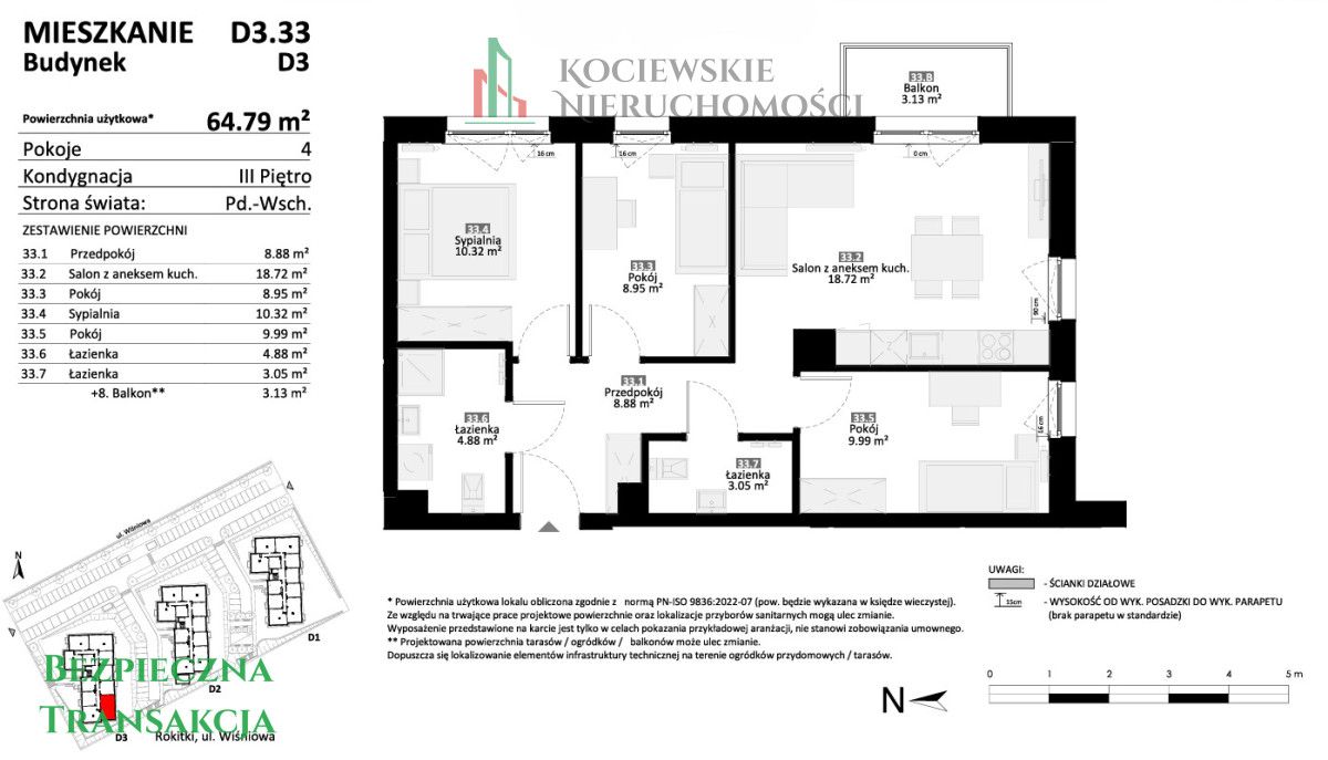 Mieszkanie 2-pokojowe Rokitki. Zdjęcie 14