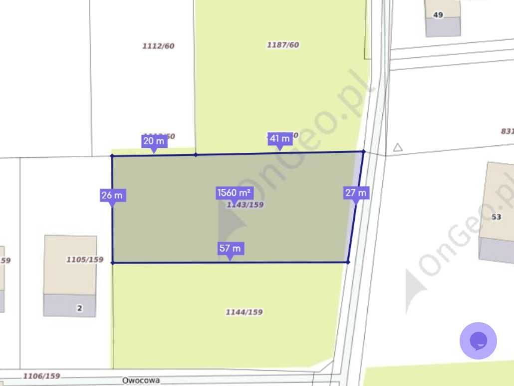 Działka budowlana Żernica, ul. Olchowa. Zdjęcie 4